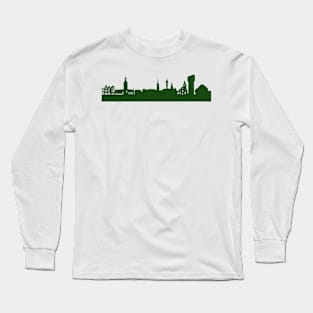 STOCKHOLM Skyline in forest green Long Sleeve T-Shirt